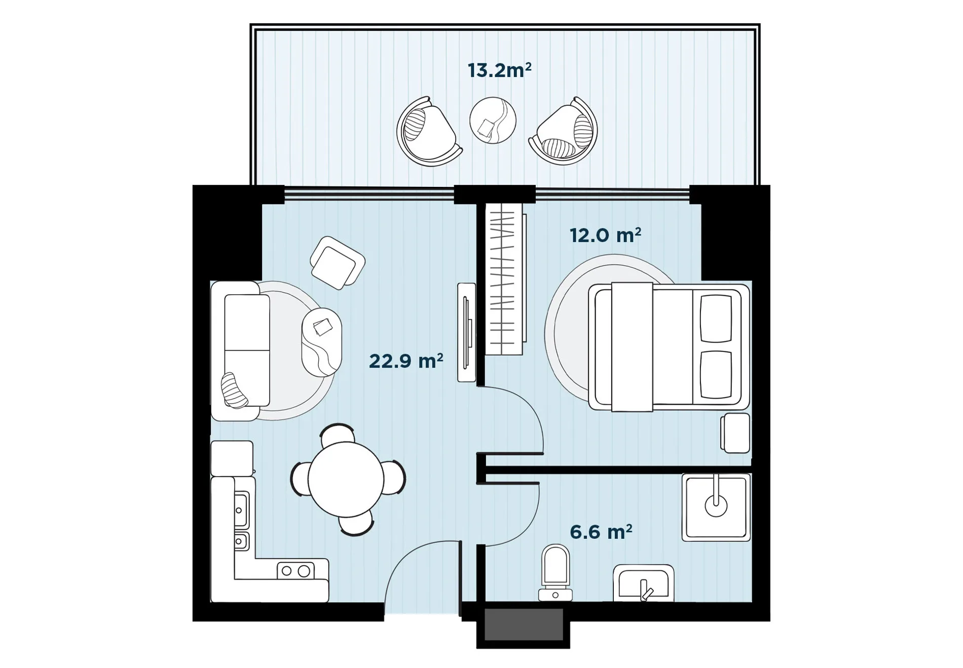 2 room apartment N10
