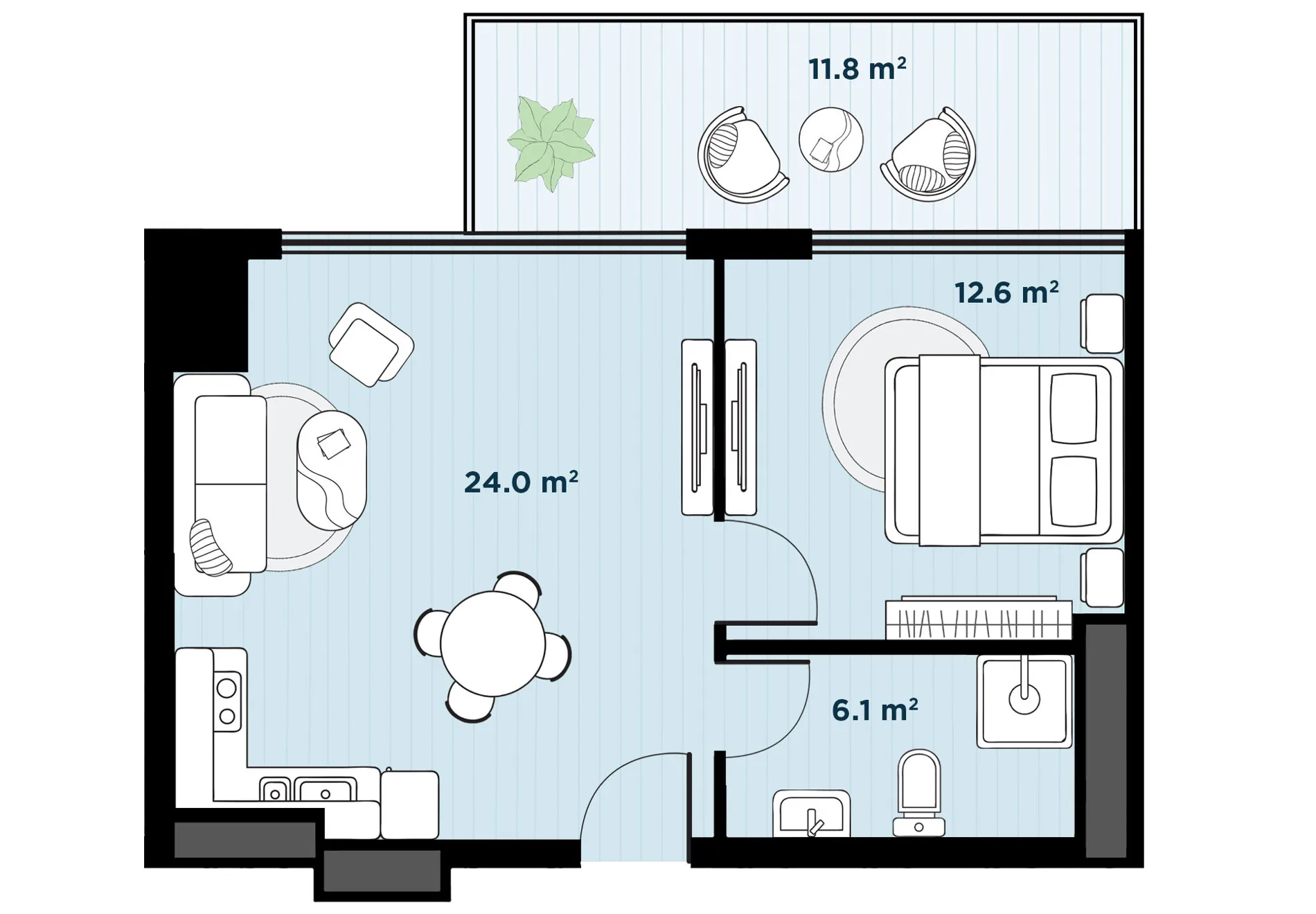 2 room apartment N42