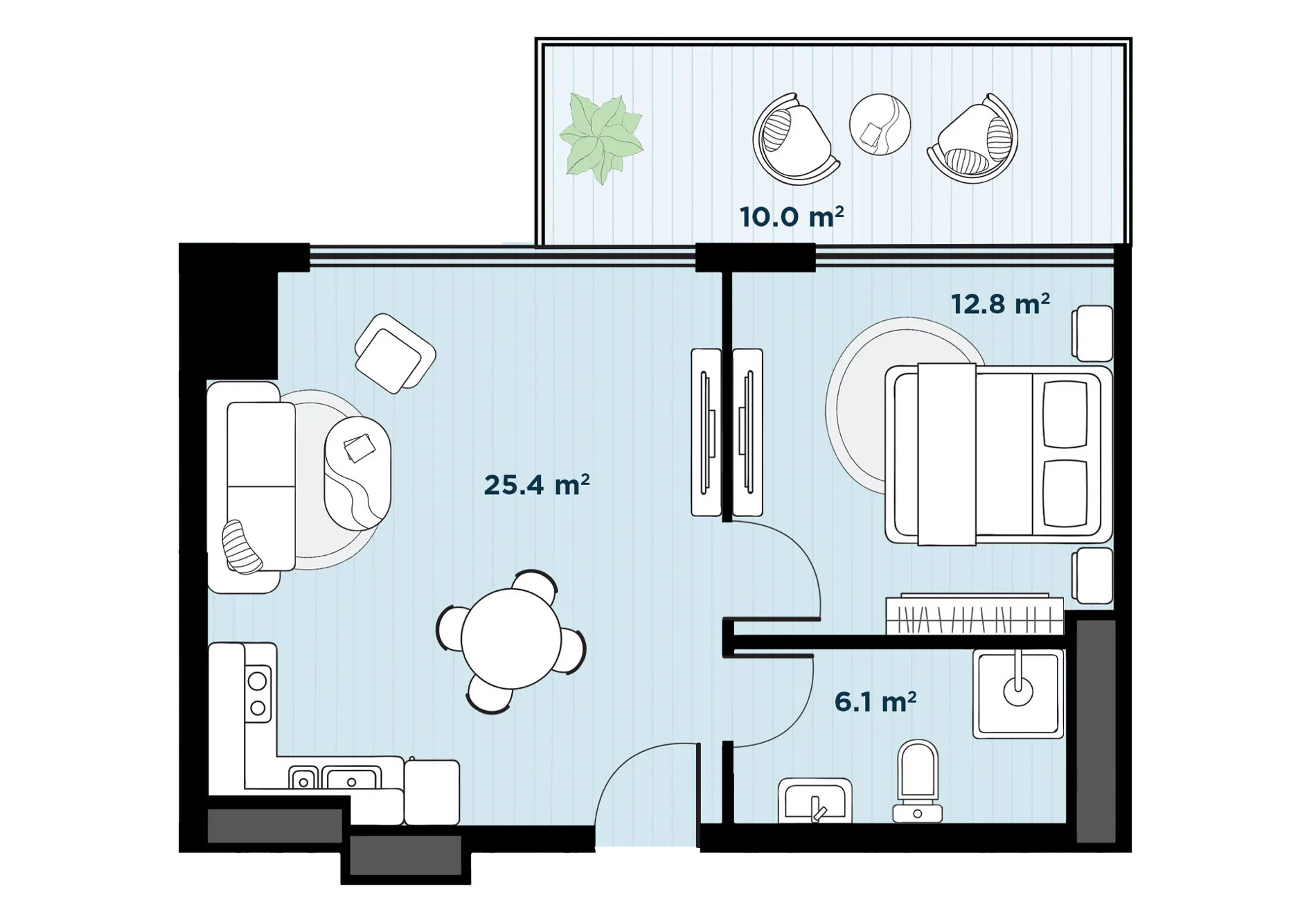 2 room apartment N97