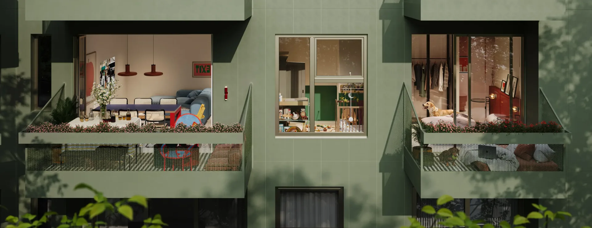 3 ოთახიანი ბინა