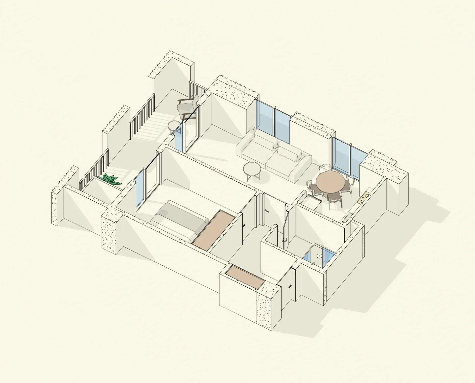 2 room apartment