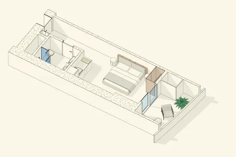1 ოთახიანი ბინა
